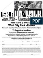 Get Fit 5k Registration Form