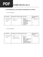 English Manual 2 - Intermediate