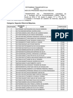 Resultado Final Mar - Edital DOU - Classificados PSP 001 - 2012