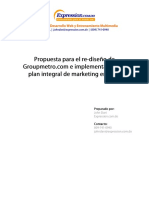 Modelo para Cotizar o Hacer Un Presupuesto de Una Página Web PDF