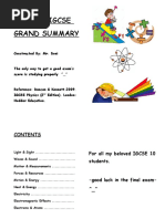 Grand Summary IGCSE Physics (Black & White)