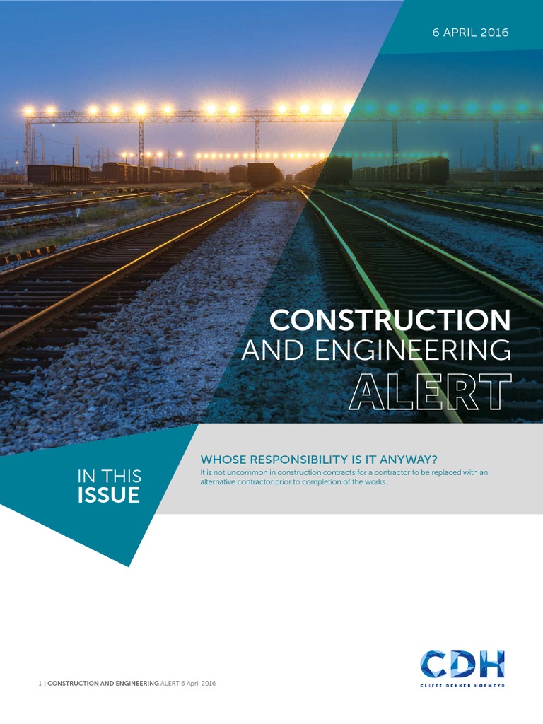 2016 Construction Engineering and 6 April Private Alert | ...