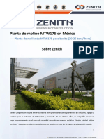 Planta de ZENITH Molino MTW175 en Mexico