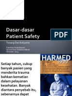 Kuliah Patient Safety 3 Oktober 2014