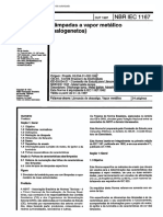 NBR ISO IEC 1167 - Lampadas A Vapor Metalico (Halogenetos)