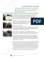 Smart Growth Checklist - 7 Key Principles of A Smart Growth Project