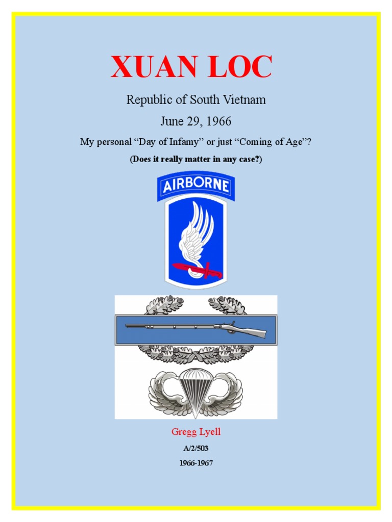 Xuan Loc 1966 PDF Vietnam War Military