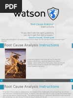 Root Cause Analysis Instructions