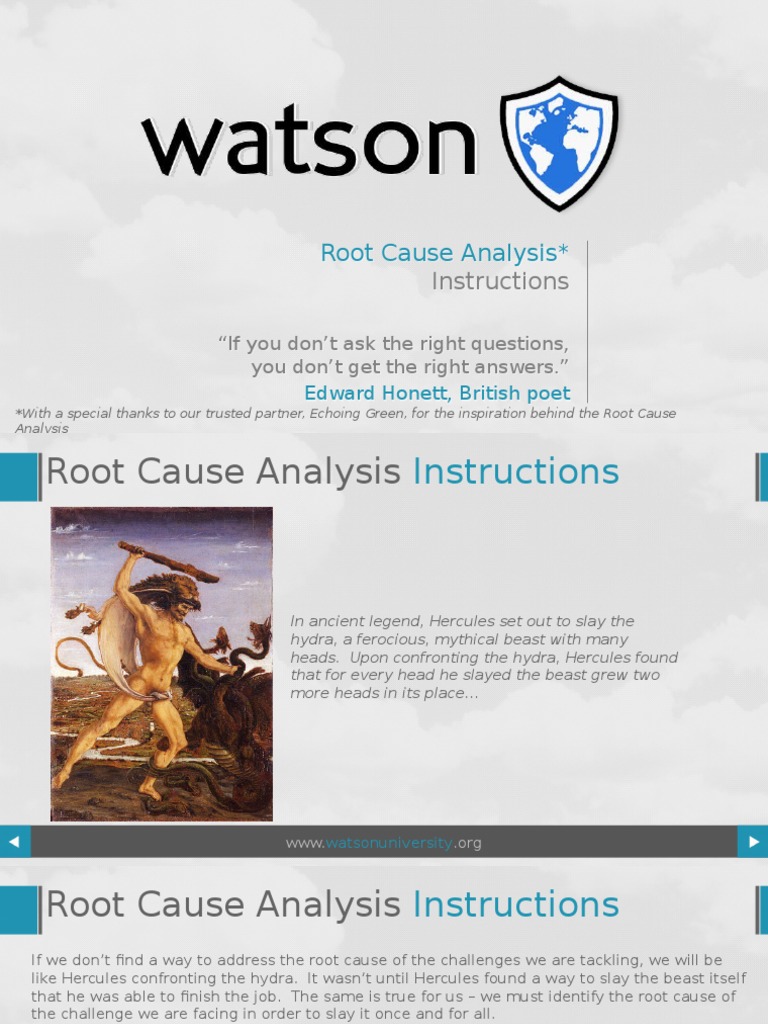 Root Cause Analysis Framework Guide | PDF | Leadership | Poverty