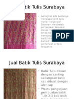 Jual Batik Tulis Surabaya - 081333783133 - Grosir Batik Tulis Surabaya