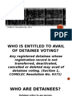 Detainee Voting Presentation