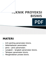 Teknik Proyeksi Bisnis