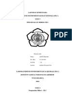 Laporan Sementara Praktikum Instrumentasi Dan Kendali (PLC) Unit 5 Pengenalan Mikro-Plc