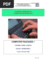 COM 123 Computer Packages1Theory BOOK PDF