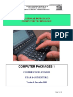 COM 123 Computer Packages1Theory BOOK PDF