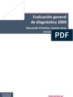 Informe Final Evaluación General de Diagnóstico 2009 - 4º EPO