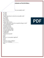 Work-Life Balance - Hyman 2005 | PDF