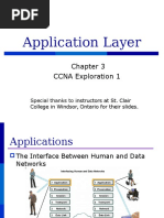 Application Layer: CCNA Exploration 1