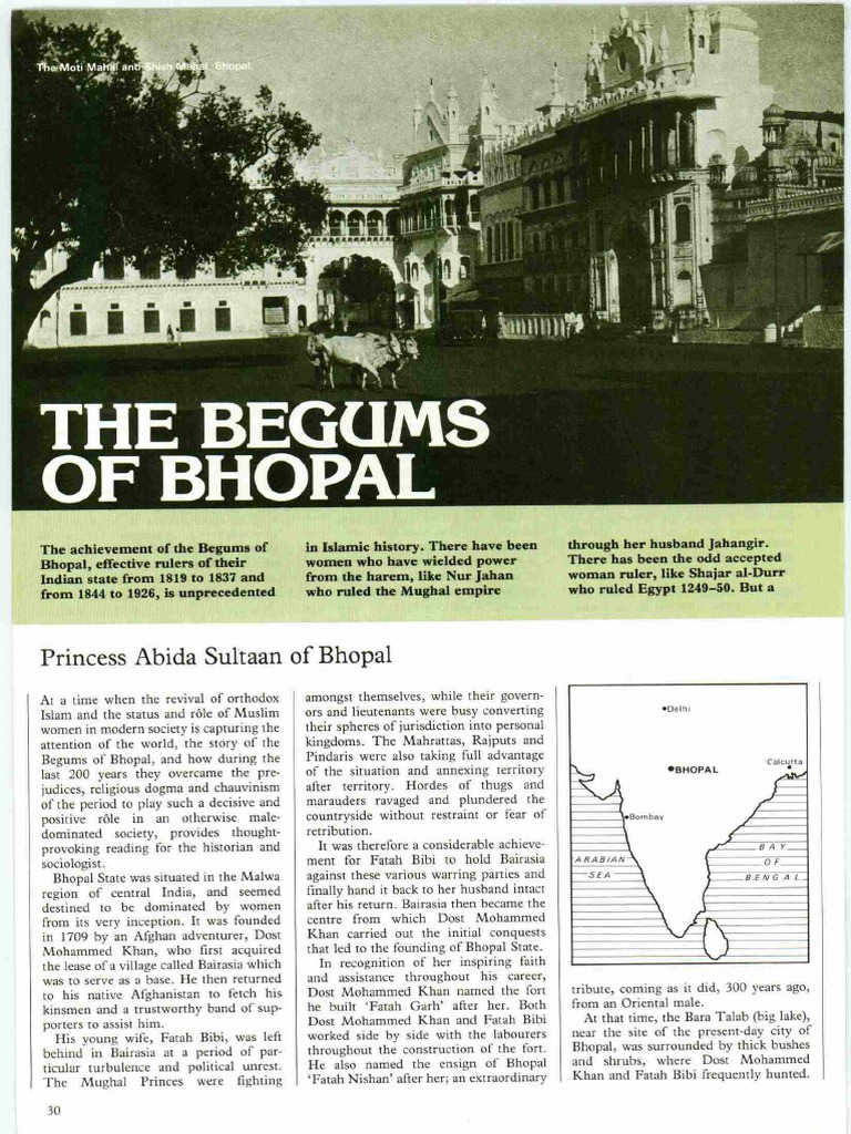 The Begums of Bhopal PDF | PDF