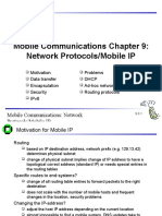 Mobile Communications Chapter 9: Network Protocols/Mobile IP