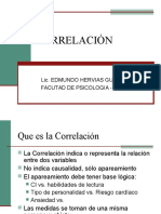 Correlación y coeficientes r