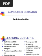 Inroduction To Consumer Behavior