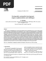 Ecologically sustainable development_origins,  implementation and challenges (2006).pdf