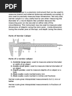 Vernier Caliper