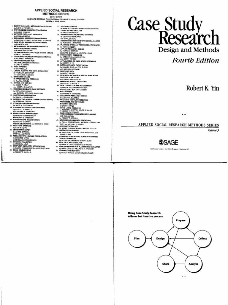 Chapter 1 Yin Case Study Research PDF