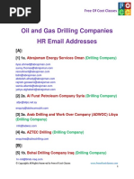 Oil Company Contact Directory | PDF | Fossil Fuels | Petroleum
