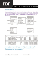 Advanced Dimensional Modeling