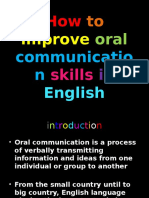 Improve Oral Communication Skills in English