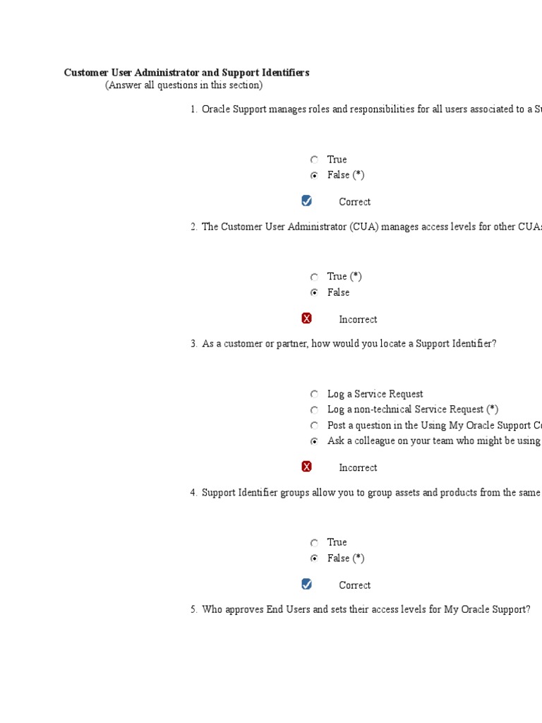 Oracle Support Identifiers Overview | PDF | Oracle Database | Mobile Device