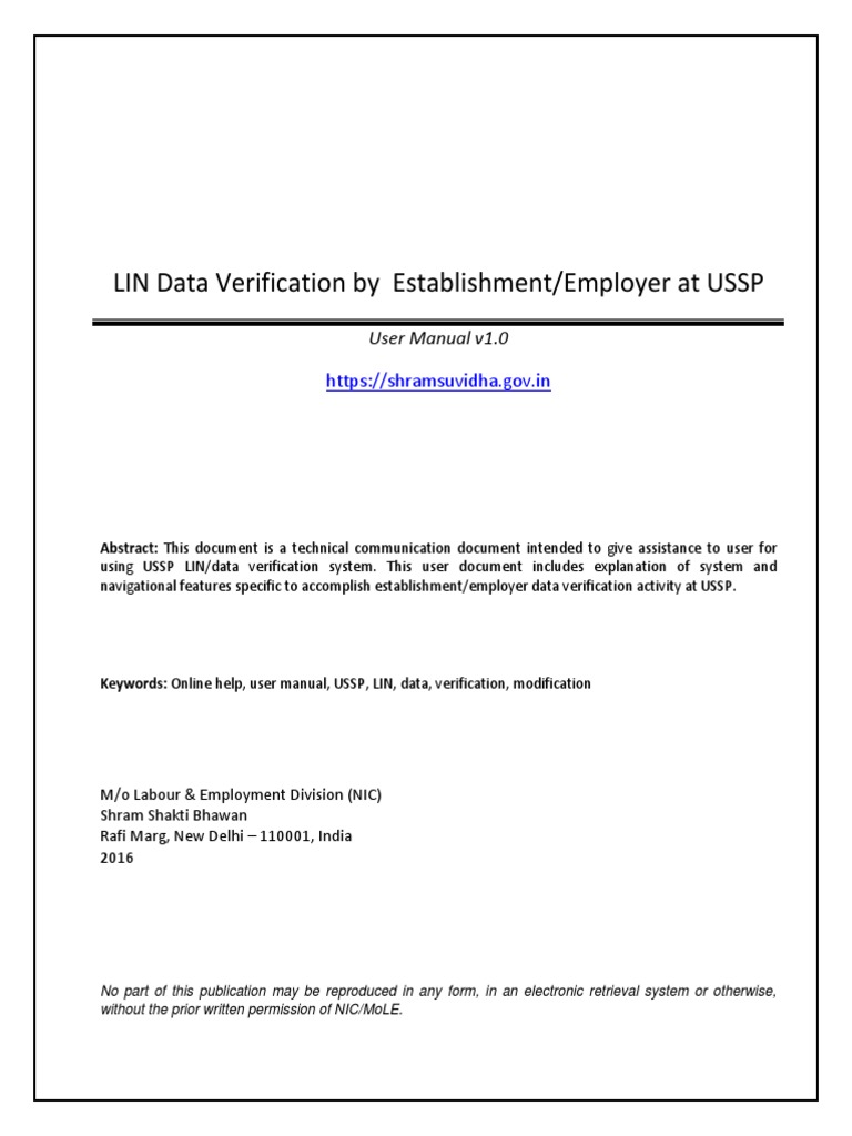 USSP User Manual v1.0 PDF | PDF