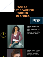 TOP 10 Most Beautiful Women in Africa