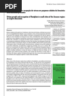Artigo - Crescimento Urbano e Ocupação Da Várzea