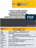 Contoh P&P Berasaskan Inkuiri KSSR PJPK (Komponen PK) Tahun 1