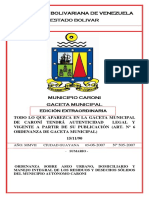 Ordenanza sobre aseo urbano y manejo de residuos sólidos en el Municipio Caroni