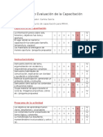 Formulario Evaluación de Capacitación CAMILA