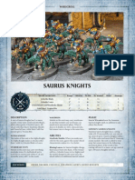 Aos Warscroll Saurusknights en