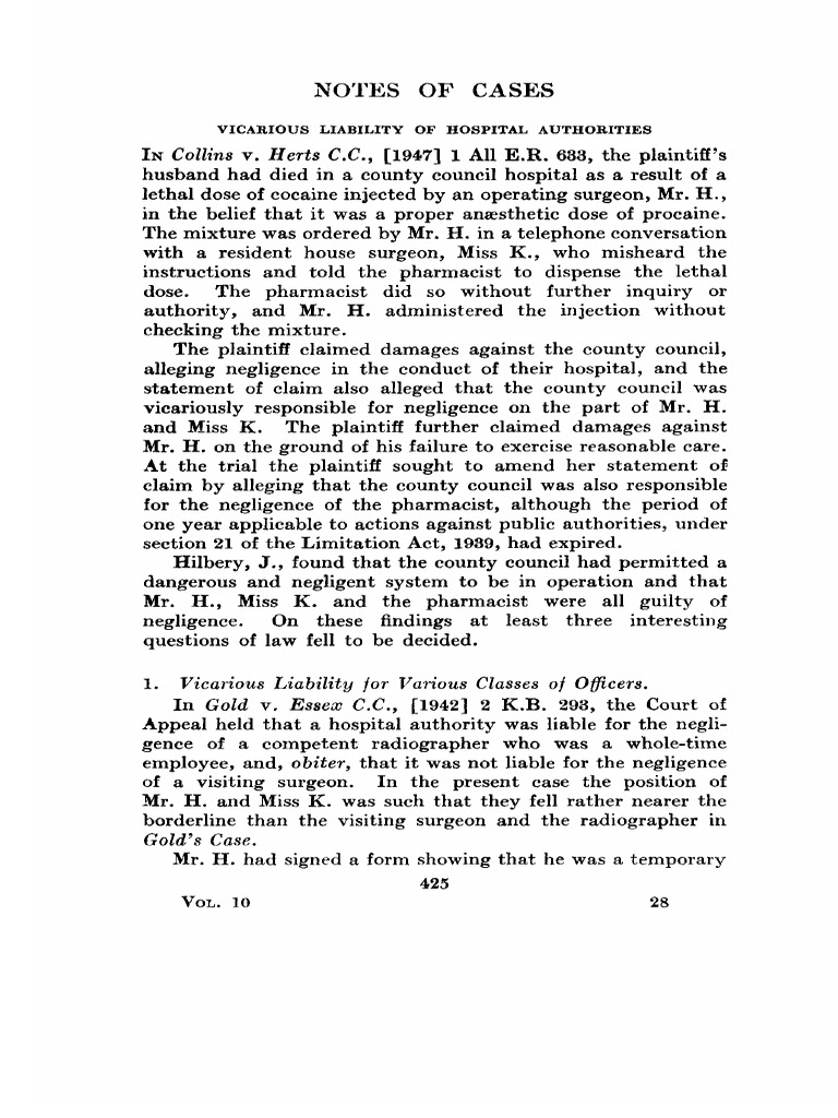 Insuranceopedia What Is Vicarious Liability