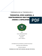 Toksisitas, Efek Samping, & Kontraindikasi Obat Anti Angina Dan Hipolipidemik