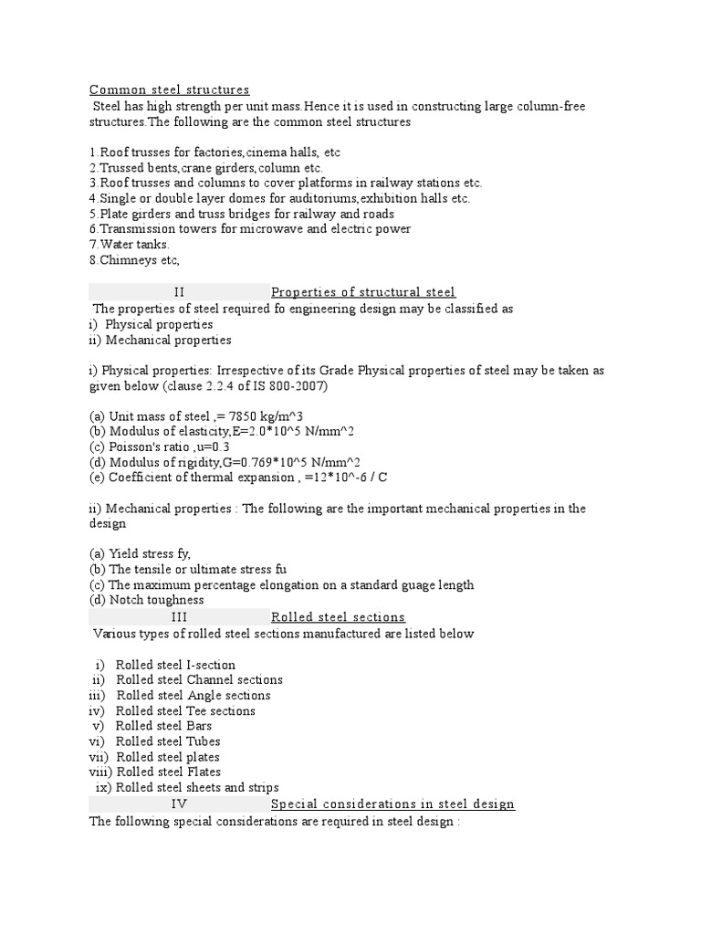Design of Steel Structures | PDF | Structural Steel | Rolling ...