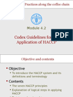 Codex Guideline of Haccp