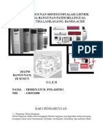 Utilitas Bangunan Sistem Instalasi Listrik Dan Ac Pada Bangunan Fatih Billingual School Putra Lamlagang