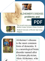 Alzheimer'S Disease: Problems and Decisions