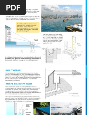 Infinity Pools Construction Details