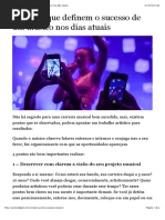 4 pontos que definem o sucesso de um músico nos dias atuais