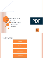 Mathematics 1 Grade Lesson: Shapes: Megan Keeter 06/01/2010