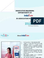 Mirakle Marketing & Advertising: India1 ATM Branding Presentation